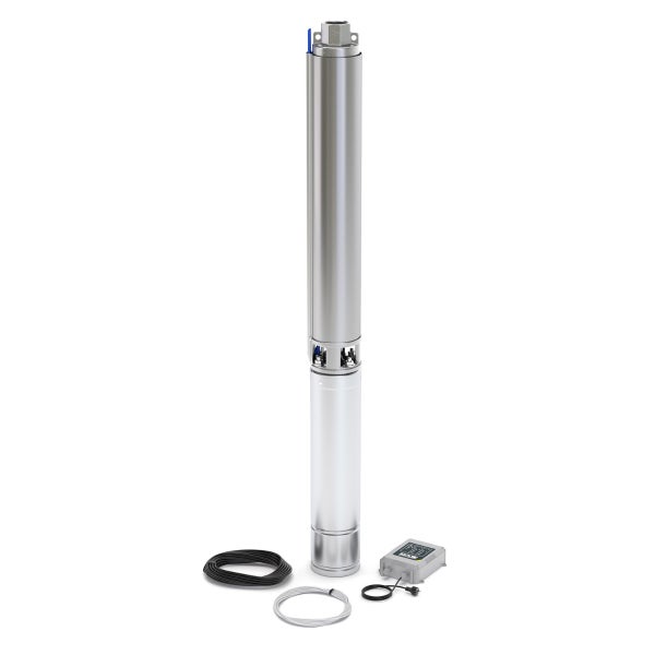 DAB S4 4/14 M KIT Brunnenpumpe - 5.400 L/Std. - 1700W - Förderhöhe 96 m - Rostfreier Stahl - Tiefbrunnenpumpe - Tiefwasserpumpe