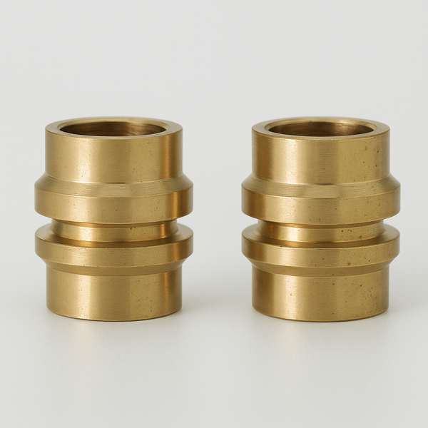 EMKE Zubehör Ventiladapter für 15 mm Kupferrohr, 2-teilig, geeignet für EMKE Thermostatventile, Heizkörper Zubehör