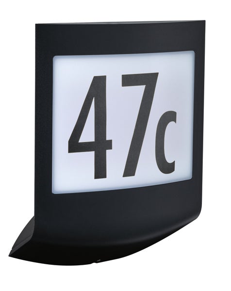 LED Außenwandleuchte Padea Dämmerungssensor seewasserresistent IP44 198x71mm 3000K 8,5W 550lm 230V Anthrazit Kunststoff