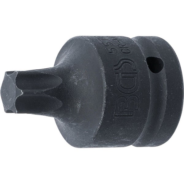 BGS Kraft-Bit-Einsatz Antrieb Innenvierkant 20 mm (3/4) T-Profil (für Torx) T70 - 5570