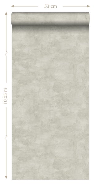 Tapetenrolle mit Zement-Design, 53 cm breit und 10,05 m lang