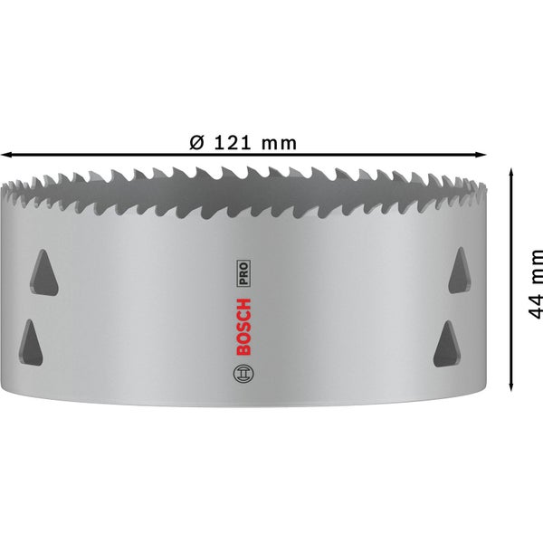 Bosch PRO Multi Material Lochsäge 121 mm mit Gewinde - 2608901539