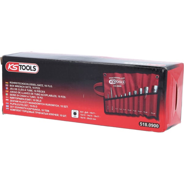 KS Tools Rohsteckschlüssel Satz, 10-teilig in Verpackung