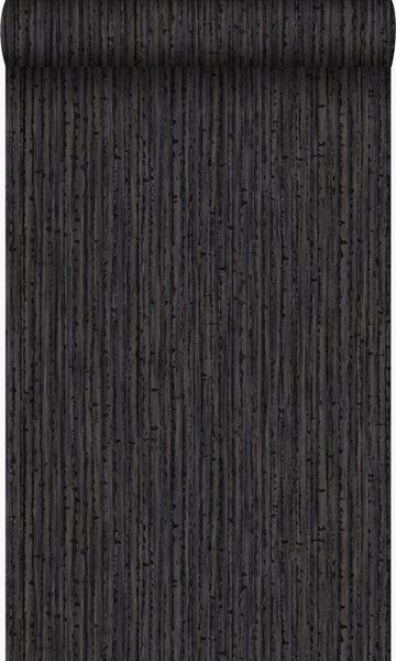 Origin Wallcoverings Tapete Bambusmuster Braun-Schwarz - 53 cm x 10,05 m - 347406