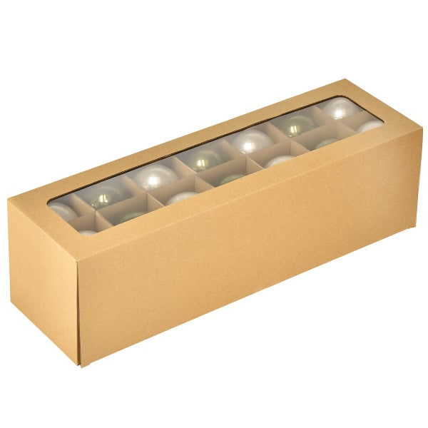 Verpackung mit Christbaumkugeln