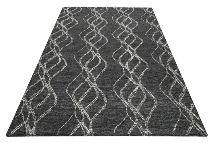 Teppich Anthrazit aus Naturfasern Hendrik WECONhome 140x200 cm