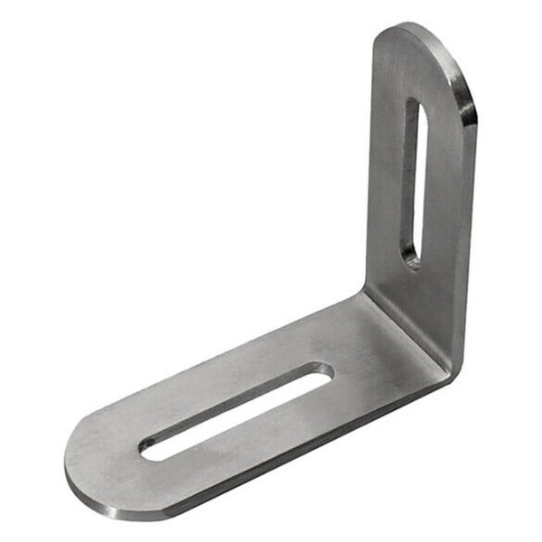 Winkelverbinder aus Metall mit Langloch zur Befestigung