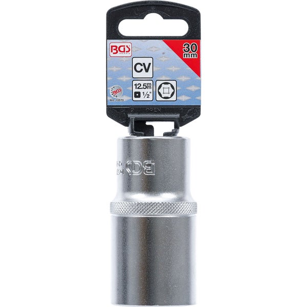 BGS Steckschlüssel-Einsatz Sechskant tief Antrieb Innenvierkant 12,5 mm (1/2) SW 30 mm - 10570