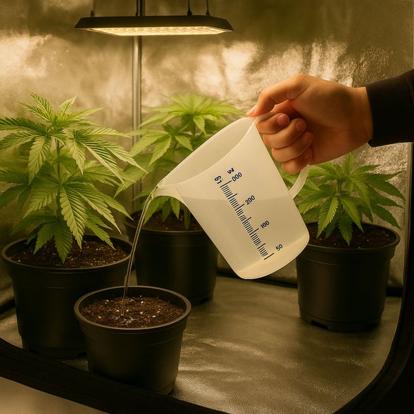 Grow Messbecher 500 ml – Kunststoff Messbecher mit Skala, Dosierhilfe für Flüssigkeiten