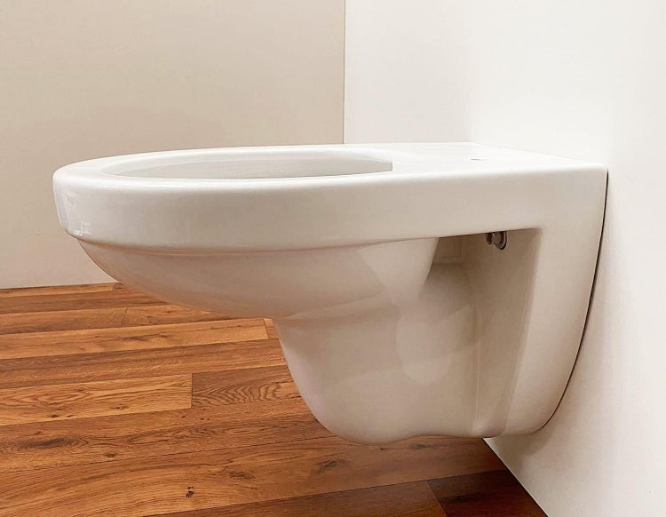 Wand-WC ADOB Tiefspüler ohne Spülrand wassersparend inkl. Schallschutzmatte ohne WC-Sitz