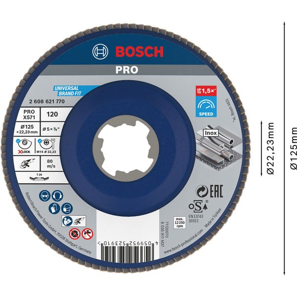 Bosch Pro Trennscheibe, Durchmesser 125 mm