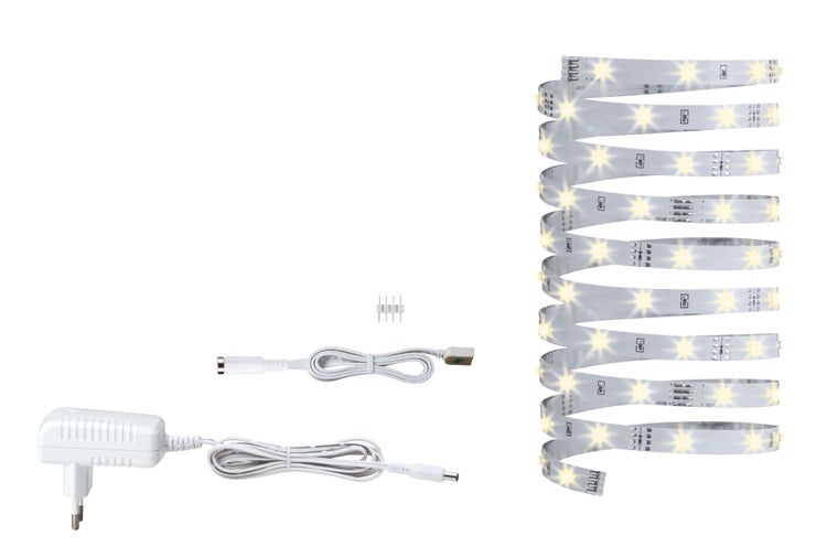 LED Stripe mit Netzteil und Anschlusskabel