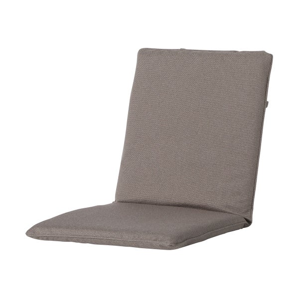 Stuhlauflage Stapelstuhl Manchester taupe - ca. 97x49 cm - 4er-Set