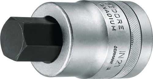 Gedore Steckschlüsseleinsatz IN 21 1″ Innen-6-kant SW 24 mm - 6181440