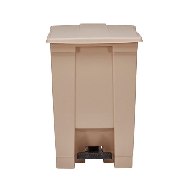 PROREGAL Rubbermaid Robuster Pedaleimer 68,1 Liter HxBxT 67,3 x 41 x 50,2 cm Aus Konformen Polyethylen Beige