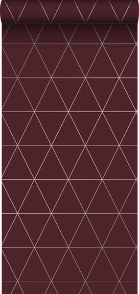 Origin Wallcoverings Tapete grafische Dreiecke Rot - 53 cm x 10.05 m - 347718