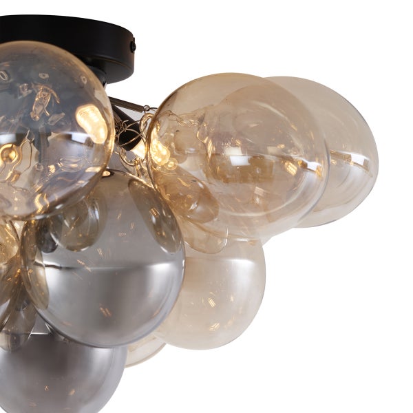 Deckenleuchte mit Glaskugeln