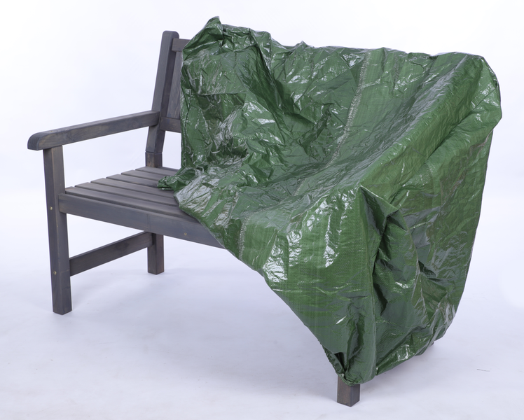 Gartenbank Grana HxBxT 90x117x70cm Inkl. Planenabdeckung Grau