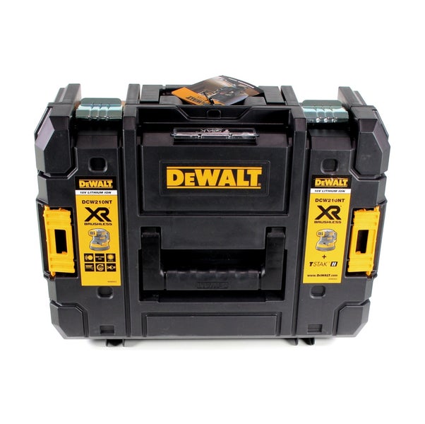 DeWalt Werkzeugkoffer TSTAK II aus Kunststoff für Akku-Exzenterschleifer DCW210NT 18 Volt.