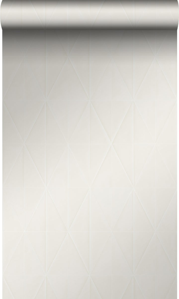 Origin Wallcoverings Tapete grafische Form Hellsilbergrau - 53 cm x 10,05 m - 347232