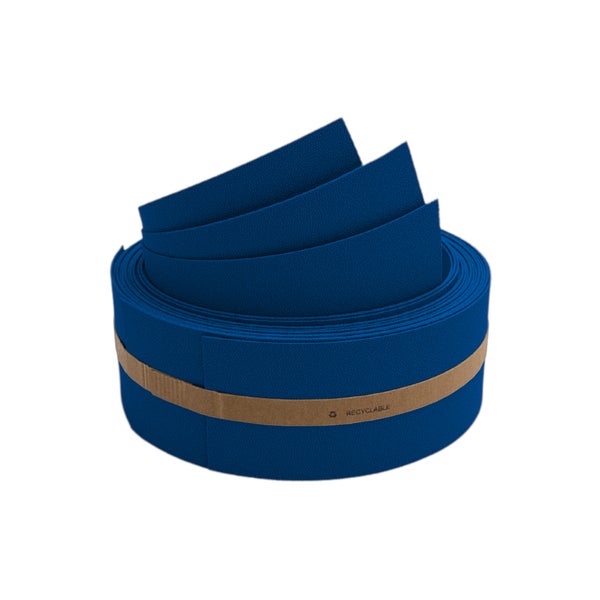 Blaue Kantenschutzrolle mit dem Hinweis recyclebar.