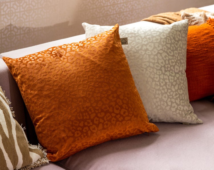 Chessy Kissenbezug - Mit Tiermuster 45x45 cm, Orange