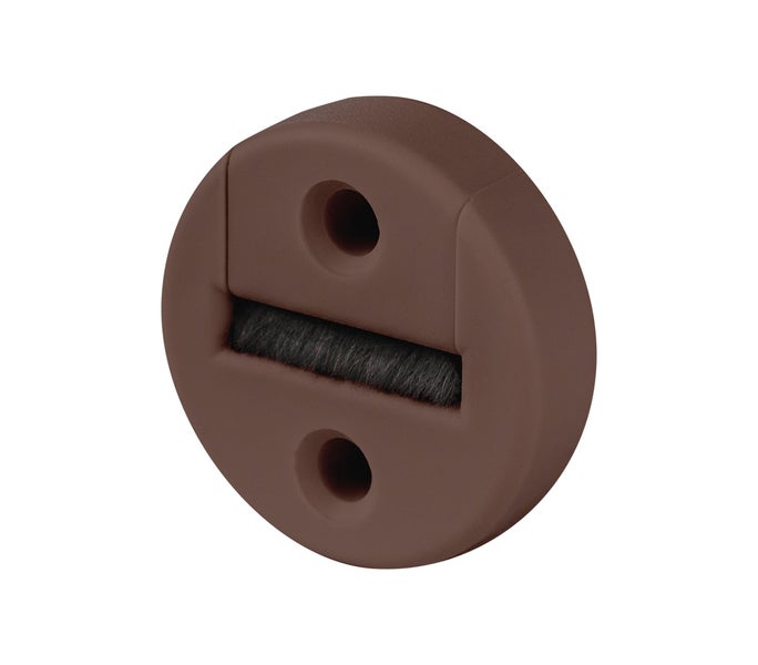 Runder Türpuffer mit Bürste und zwei Löchern