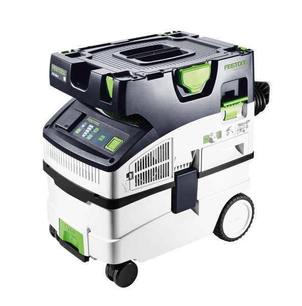 Festool CTM MIDI I CLEANTEC Absaugmobil ( 574822 ) Set mit 1x Nassfilter und 5x Filtersack
