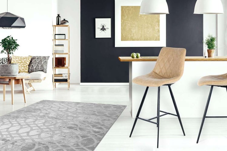 Barstuhl Frances 400 2er-Set Taupe / Schwarz
