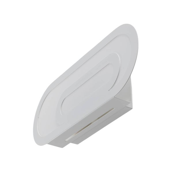 Euluna Wandleuchte, Wandlampe Innen Elzear (Modern) in Weiß aus Metall (2 flammig G9) - Wandstrahler Wandbeleuchtung Schlafzimmer / Wohnzimmer Wohnzimmerleuchte