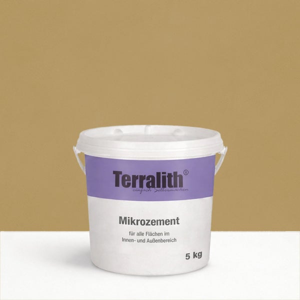 Terralith Mikro Zement für Innen- und Außenbereich, 5 kg