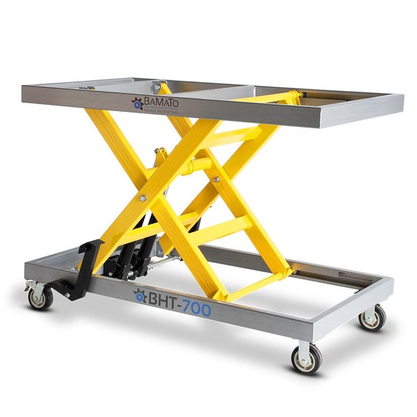 Scherenhubtisch mit Rädern