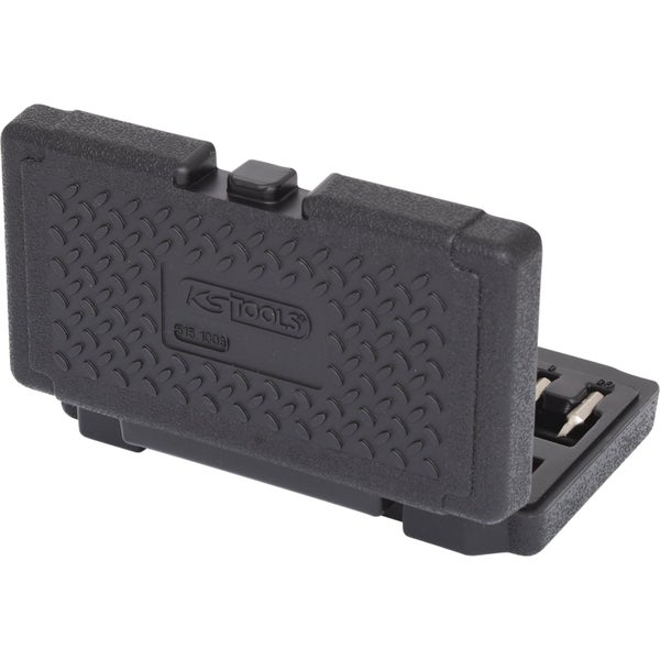 KS Tools Logo auf geöffnetem Bit-Set-Kasten