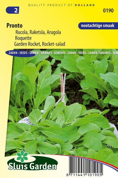 Rucola Pronto Samenpackung von Sluis Garden
