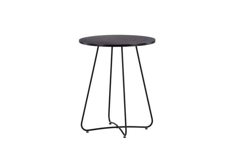Bacong Garten Bartisch Ø60cm schwarz. 60 X 60 X 74 cm