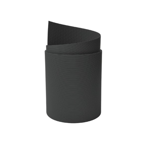 Gerollte, geriffelte Gummimatte für den Werkstatt- oder Industriebedarf