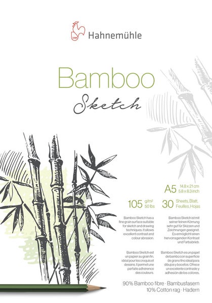 Hahnemühle Bamboo Sketchblock A5 mit 30 Blatt