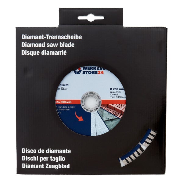 WS24 Diamanttrennscheibe Premium Laser Universal 230 mm - WS24-100433