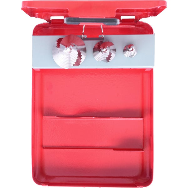 Dosenlibellen-Fräser-Set in roter Box