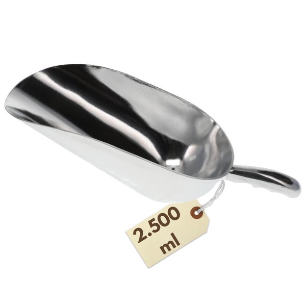 Aluminiumschaufel mit einem Fassungsvermögen von 2.500 Millilitern