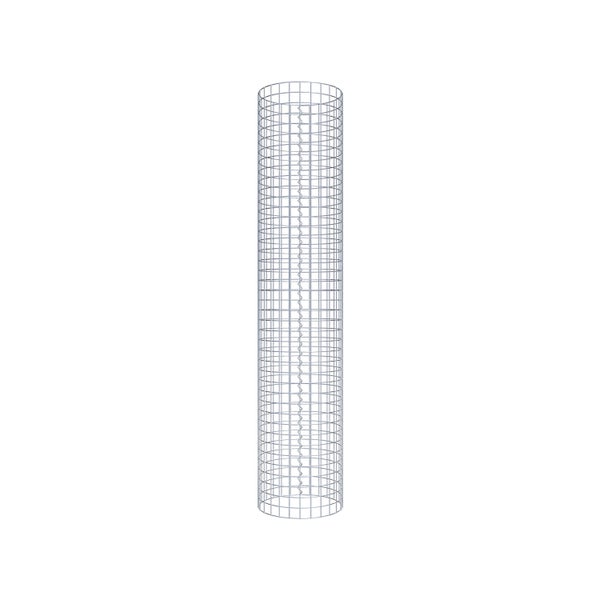 Gabionensäule Durchmesser 42 cm MW 5 x 5 cm rund - Höhe: 210 cm