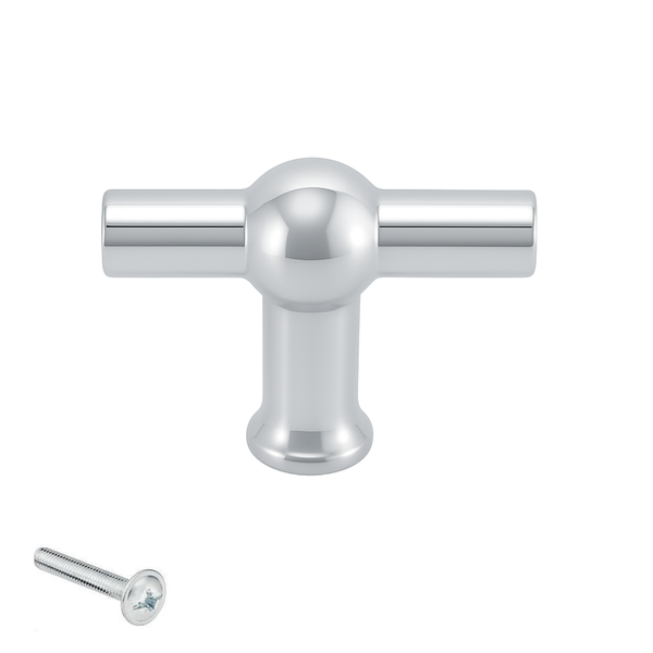 Schrankknopf aus Metall mit Schraube