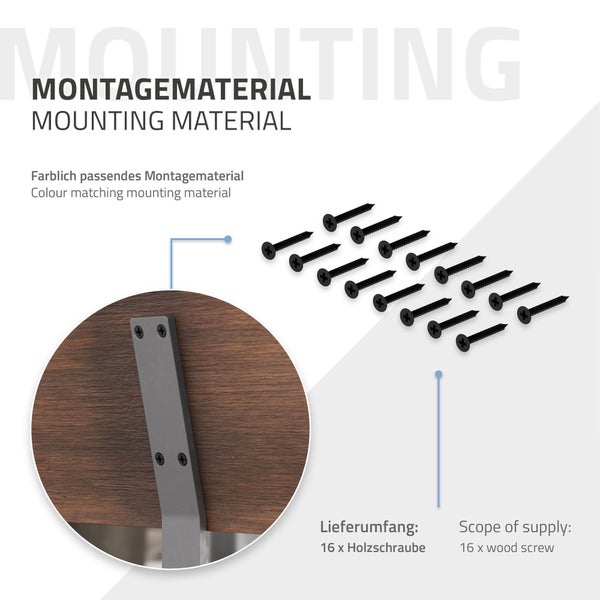 ML-Design 2 Stück Rückenlehnenhalterung, Grau, aus Stahl, 345x90x50 mm, Bankrückenlehne Banklehne Rückenlehne zum Anschrauben, Metall Rücklehne Halterung Profil für Sitz-Bänke, Betten & Stühlen