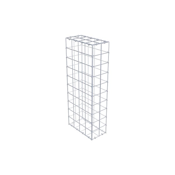 Gabione 100 cm x 40 cm x 20 cm (L x H x T), Maschenweite 10 cm x 10 cm, C-Ring