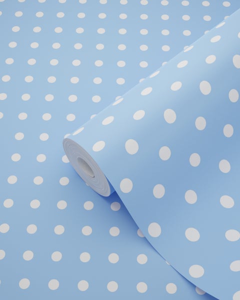 Tapetenrolle mit Punktmuster