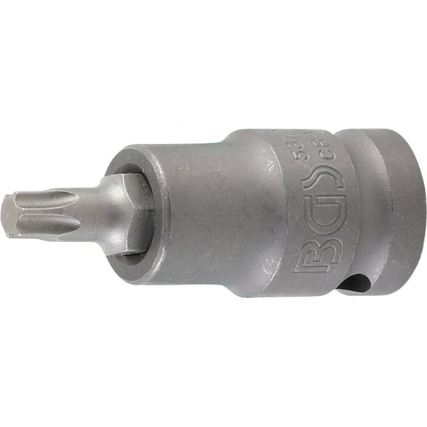BGS Kraft-Bit-Einsatz Antrieb Innenvierkant 12,5 mm (1/2) T-Profil (für Torx) T40 - 5372