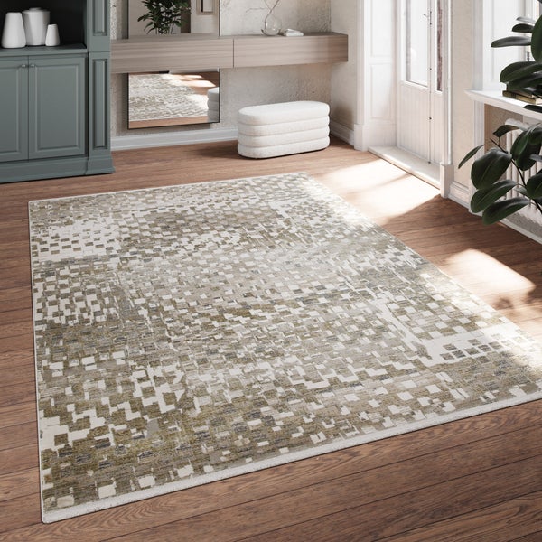 Esprit Teppich Sand Beige Kurzflor Jala 133x200 cm