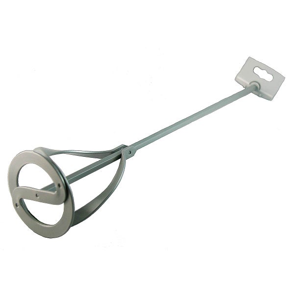 Mörtelrührer aus Metall mit Sechskantschaft zum Mischen von Farben und Lacken