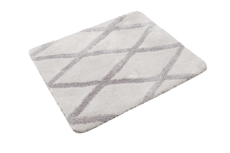 Badteppich Beige Grau San Bosa Homie Living 70x120 cm