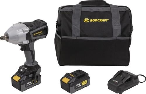 Akku-Schlagschrauber-Set mit Tasche, Akku und Ladegerät